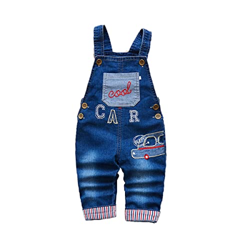 ACMEDE Latzhose Kinder Baby Jungen Mädchen Jeanshose Latzhosen Jeans Hosen Baby Kinder Overall von ACMEDE