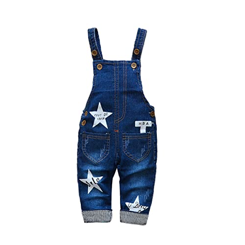 ACMEDE Latzhose Kinder Baby Jungen Mädchen Jeanshose Latzhosen Jeans Hosen Baby Kinder Overall von ACMEDE