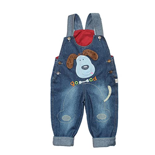 ACMEDE Latzhose Kinder Baby Jungen Mädchen Jeanshose Latzhosen Jeans Hosen Baby Kinder Overall von ACMEDE