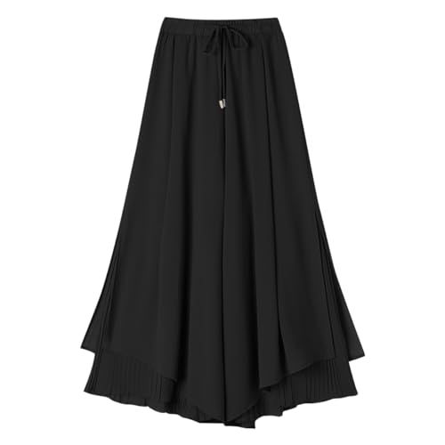 ACMEDE Leichte Culotte Hose Damen Sommer Chiffon Hosenrock Baggy Palazzo Hose mit extra breitem Saum Casual Freizeithose Pants Faltenrock Casual Flowy Lang Weite Hose Strandhose Sommerhose ACMEDE Leichte Culotte Hose Damen Sommer Chiffon Hosenrock Baggy Palazzo Hose mit extra breitem Saum Casual Freizeithose Pants Faltenrock Casual Flowy Lang Weite Hose Strandhose Sommerhose von ACMEDE