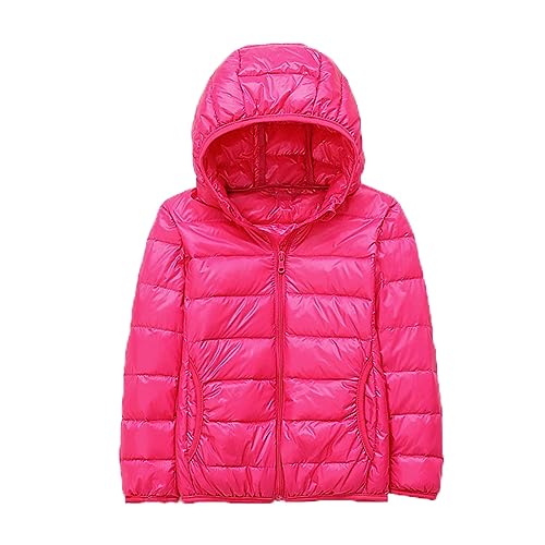 ACMEDE Leichte Daunenjacke Baby Jungen Mädchen Gr. 74/80/86/98/104/122/134/146 Daunenmantel Winterjacke mit Kapuze Winter Outdoor Warm Winterjacke Steppweste Winter jacke 9 Monate-8 Jahre von ACMEDE