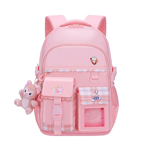 ACMEDE Rucksack Kawaii Schulrucksack mit Exquisite Anhängerdekorationen Rucksack Teenager mädchen Schulranzen Schulrucksack Schultasche Daypack für Schule Ranzen Viele Fächer von ACMEDE