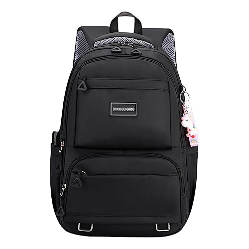 ACMEDE Schulrucksack Mädchen Teenager, Rucksack Damen 15.6 Zoll Laptop-Rucksäcke Wasserdicht Daypack Kosmetiktasche Schulranzen Schultaschen für Schule Universität Reise Arbeit Backpack,30*17*47cm von ACMEDE