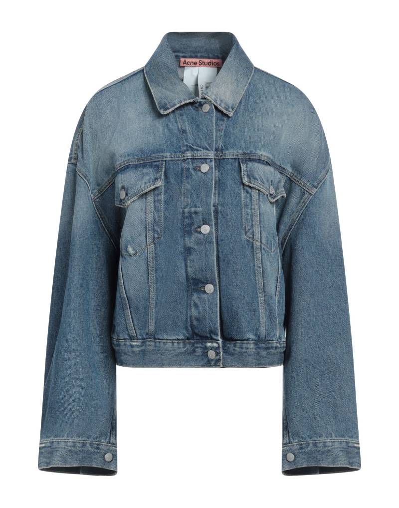 ACNE STUDIOS Jeansjacke/-mantel Damen Blau von ACNE STUDIOS