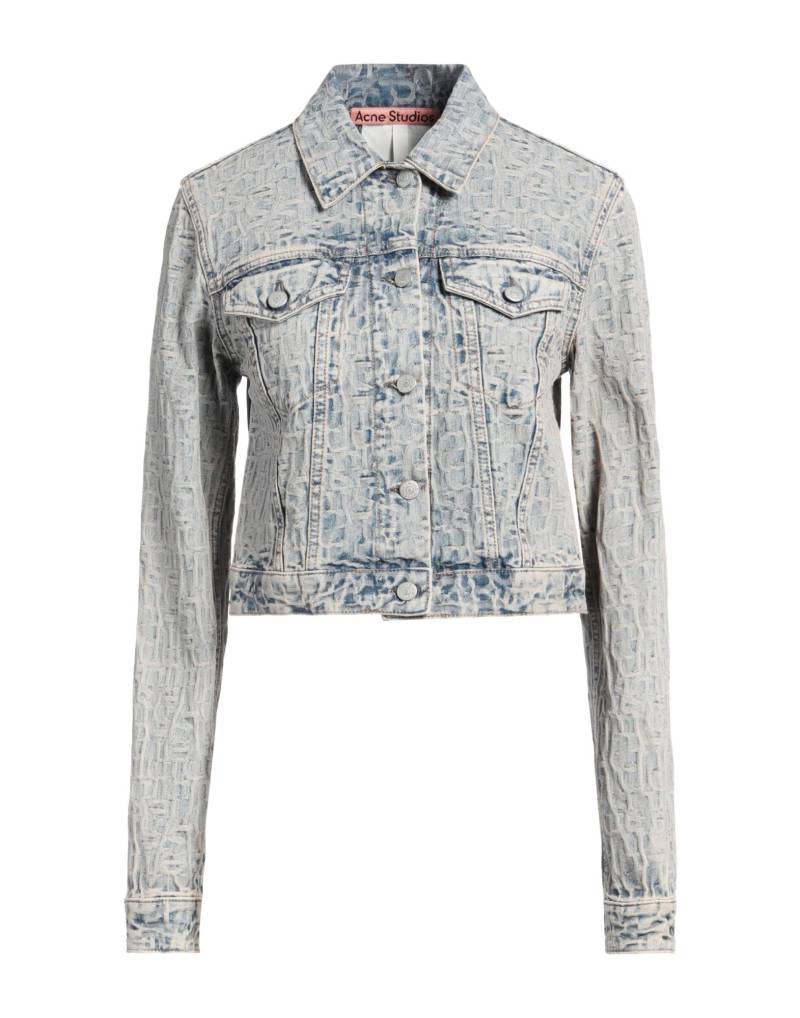 ACNE STUDIOS Jeansjacke/-mantel Damen Blau von ACNE STUDIOS