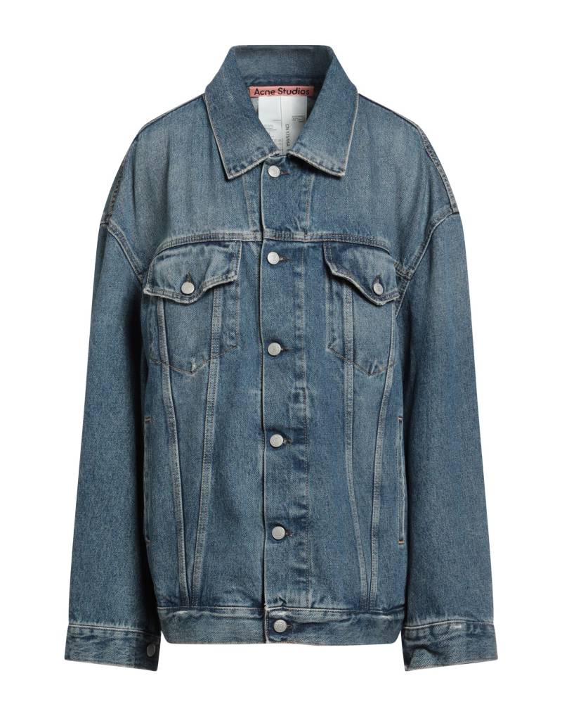 ACNE STUDIOS Jeansjacke/-mantel Damen Blau von ACNE STUDIOS