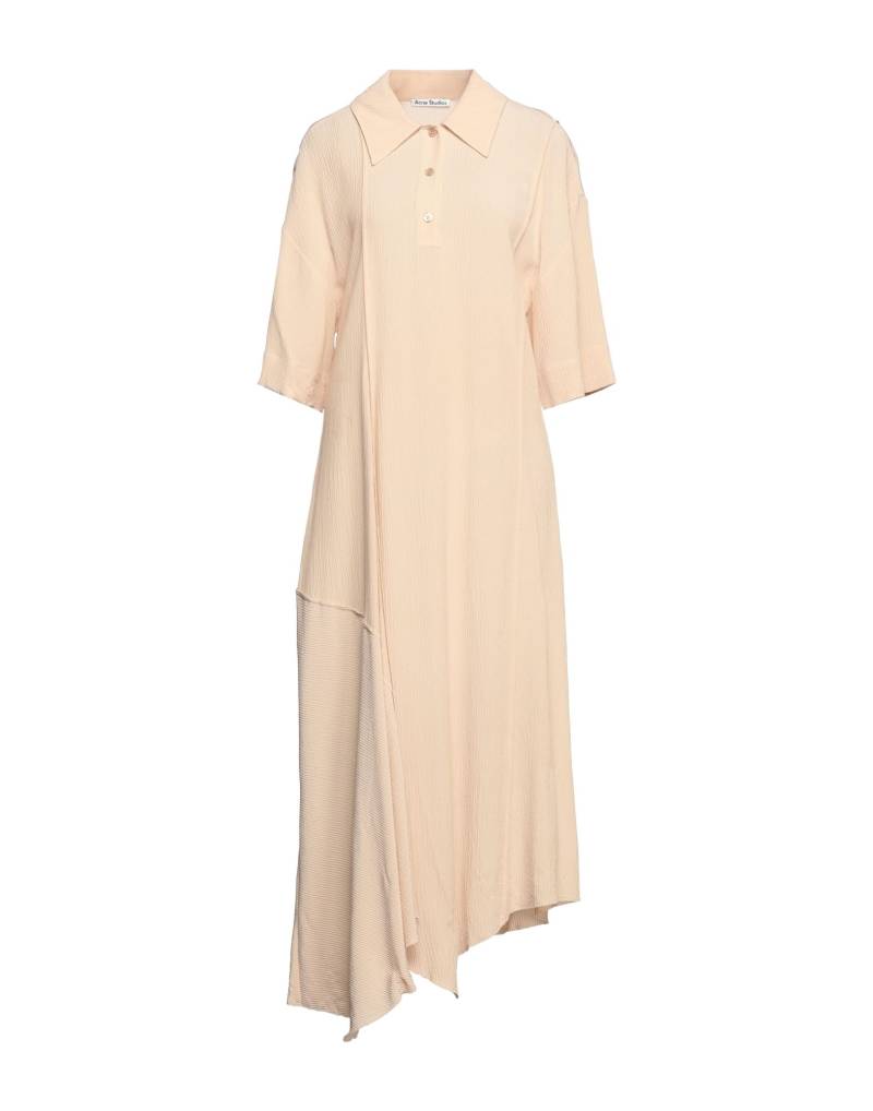 ACNE STUDIOS Midi-kleid Damen Beige von ACNE STUDIOS
