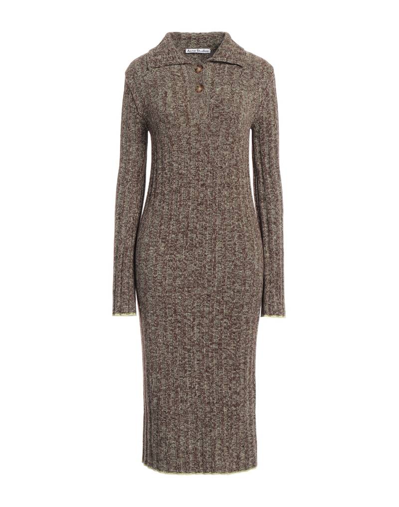 ACNE STUDIOS Midi-kleid Damen Dunkelbraun von ACNE STUDIOS