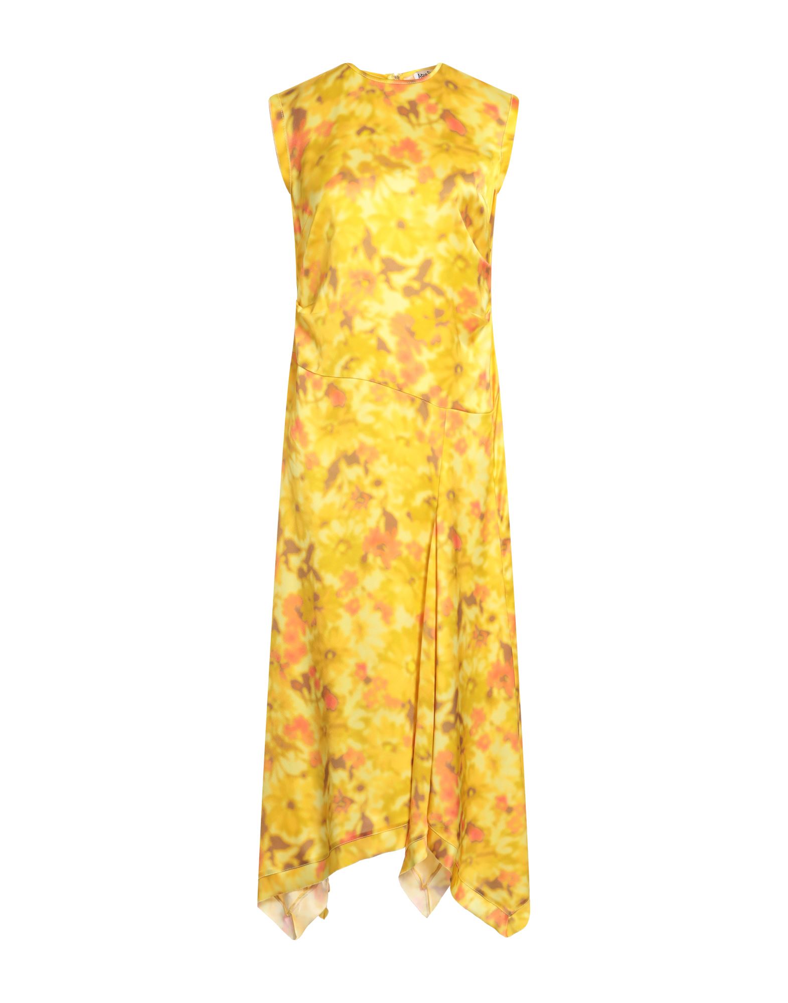 ACNE STUDIOS Midi-kleid Damen Gelb von ACNE STUDIOS