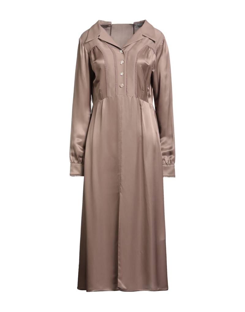 ACNE STUDIOS Midi-kleid Damen Hellbraun von ACNE STUDIOS
