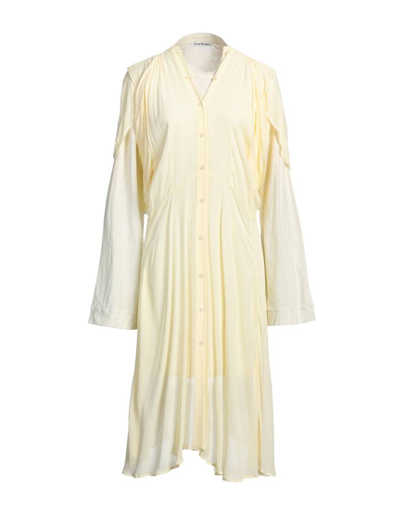 ACNE STUDIOS Midi-kleid Damen Pastellgelb von ACNE STUDIOS