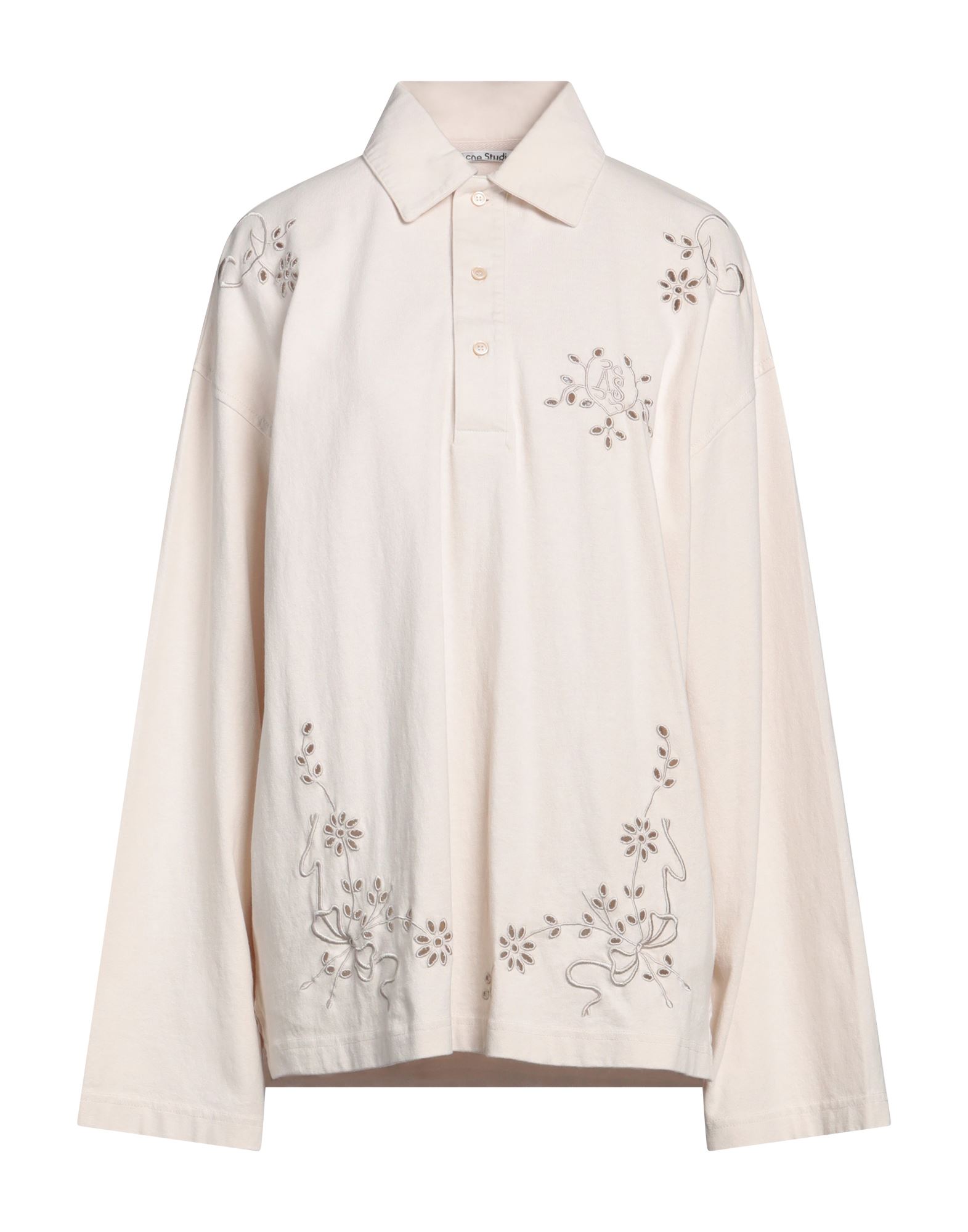 ACNE STUDIOS Poloshirt Damen Beige von ACNE STUDIOS