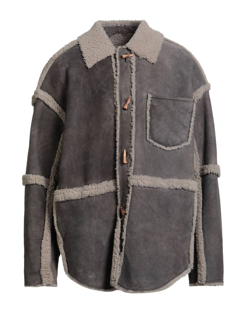 ACNE STUDIOS Shearling- & Kunstfell Herren Grau von ACNE STUDIOS