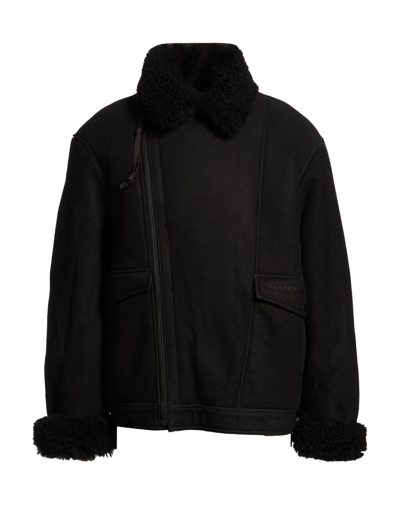ACNE STUDIOS Shearling- & Kunstfell Herren Schwarz von ACNE STUDIOS