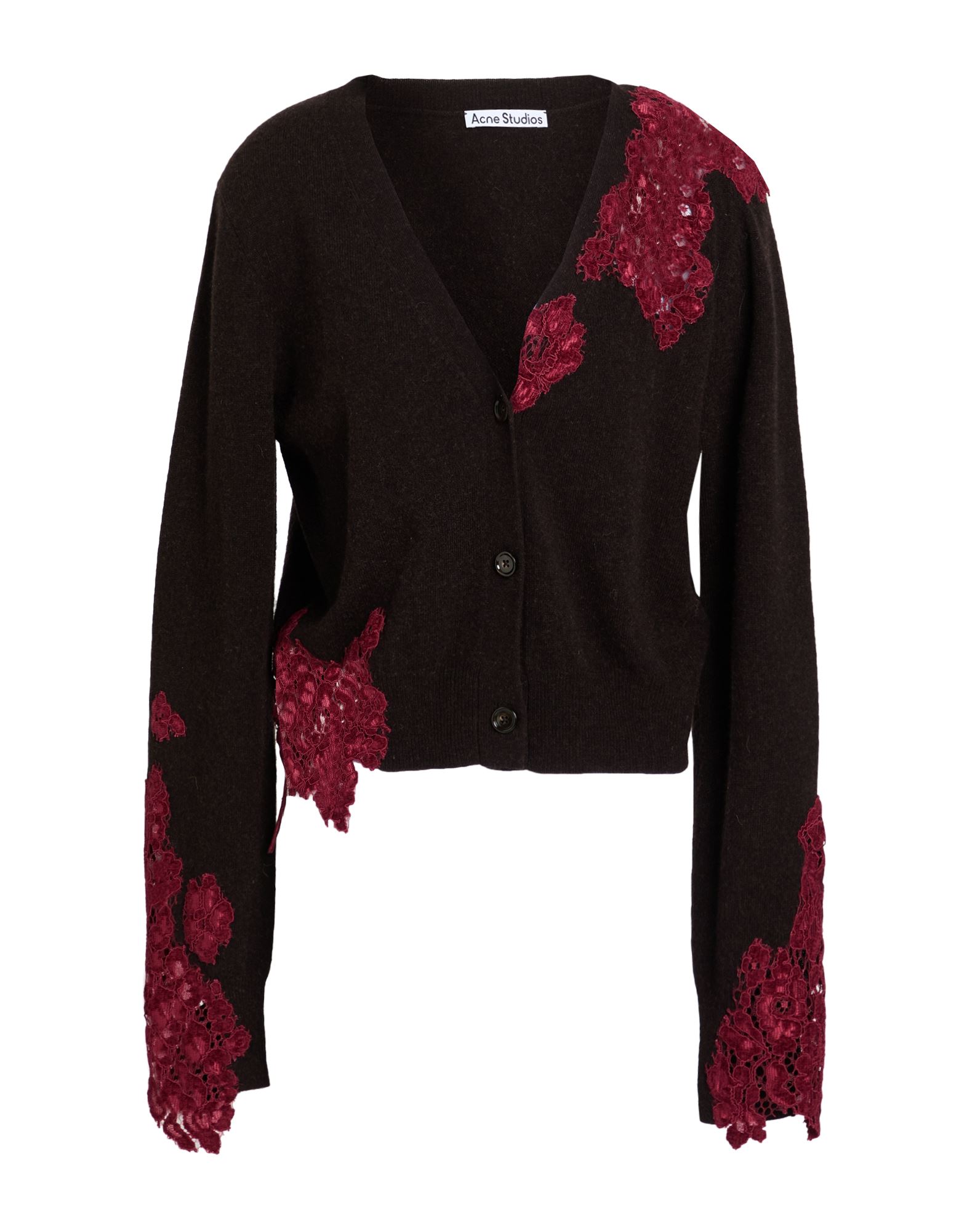 ACNE STUDIOS Strickjacke Damen Dunkelbraun von ACNE STUDIOS