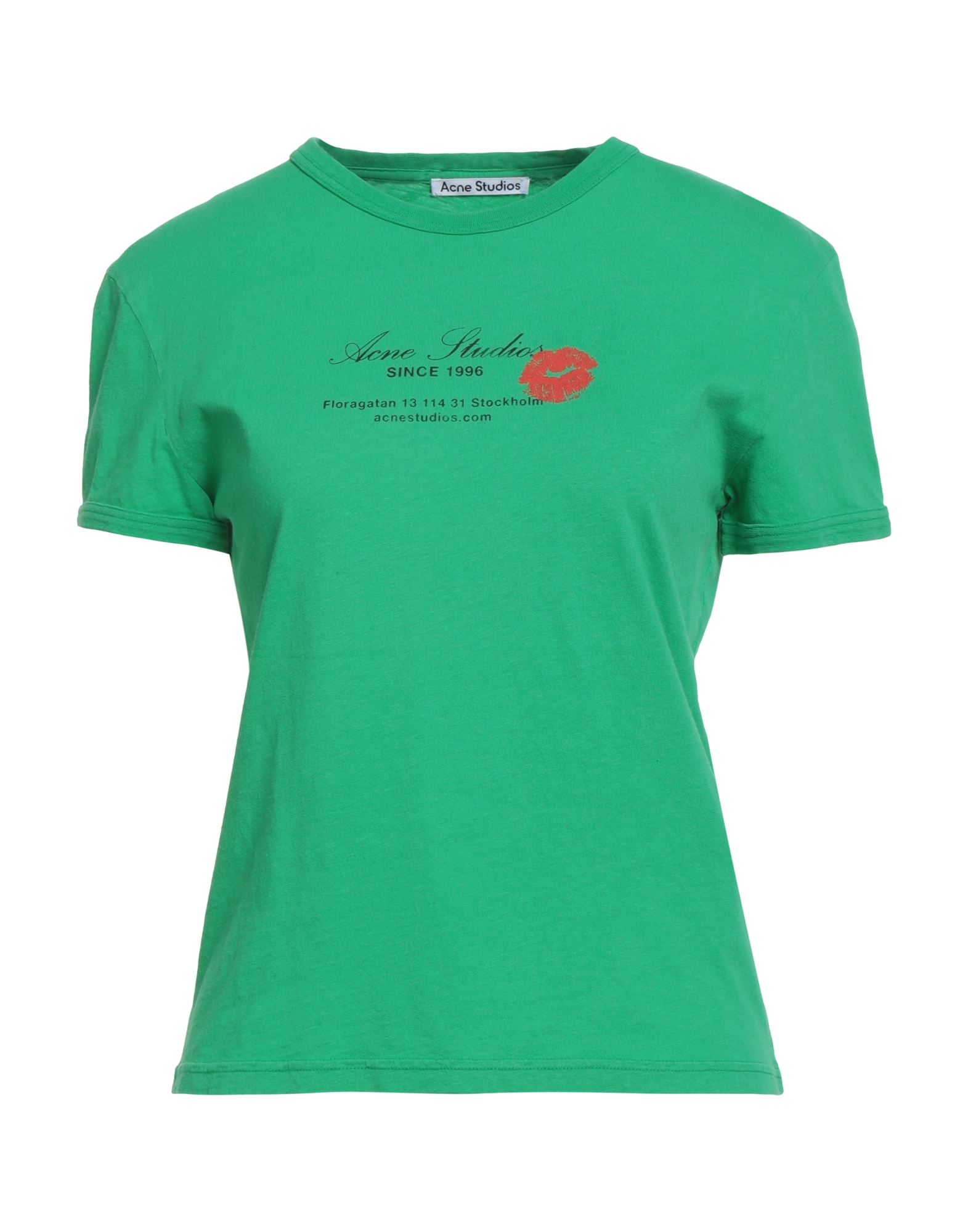 ACNE STUDIOS T-shirts Damen Grün von ACNE STUDIOS