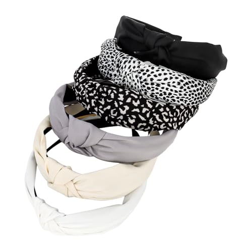 ACO-UINT Stirnbänder für Damen, geknotete Stirnbänder, 6 Stück, große Stirnbänder für Damenhaar, breite Stirnbänder, rutschfeste, dicke Stirnbänder, modische Stirnbänder, Haarschmuck für Frauen ACO-UINT Stirnbänder für Damen, geknotete Stirnbänder, 6 Stück, große Stirnbänder für Damenhaar, breite Stirnbänder, rutschfeste, dicke Stirnbänder, modische Stirnbänder, Haarschmuck für Frauen von ACO-UINT