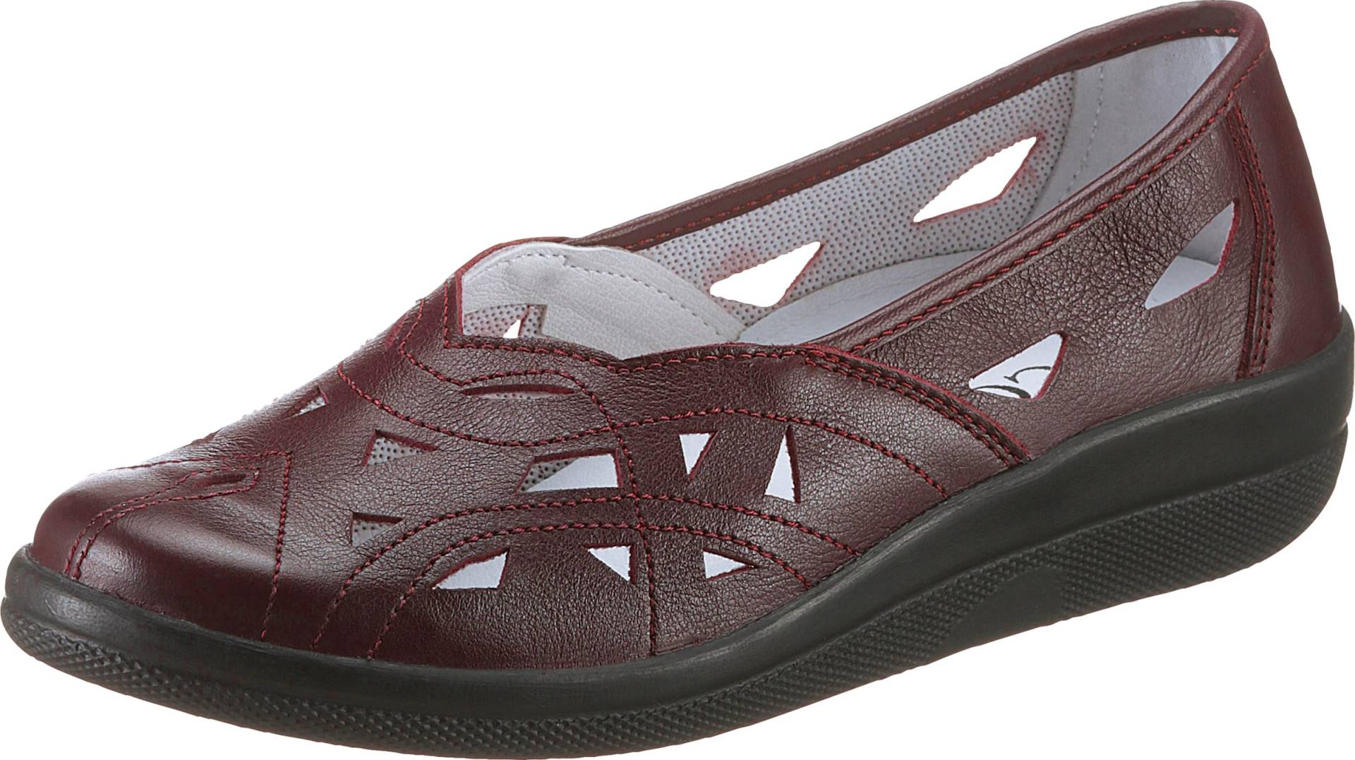 Sieh an! Damen Slipper bordeaux von ACO