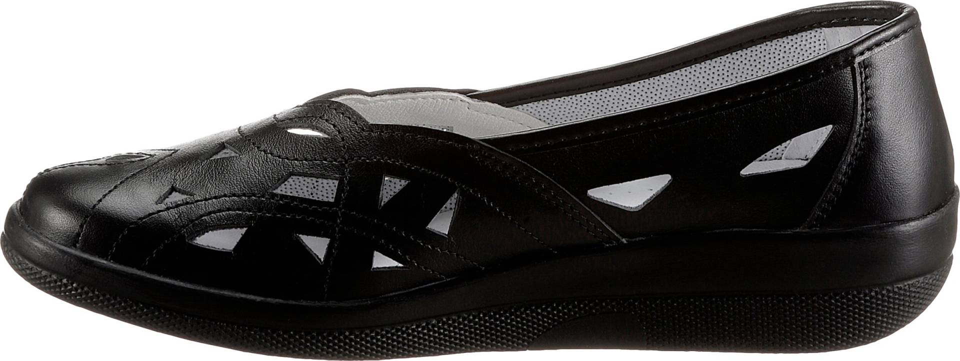 Sieh an! Damen Slipper schwarz von ACO