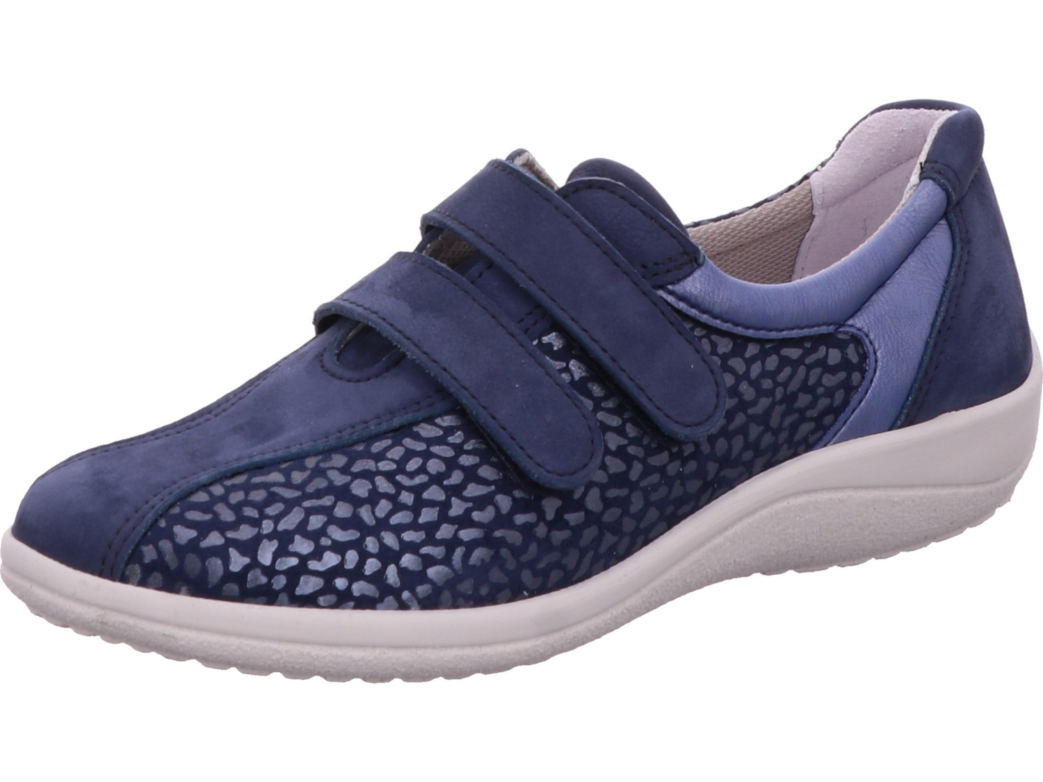 female Sportliche Slipper blau JURI 38 von ACO