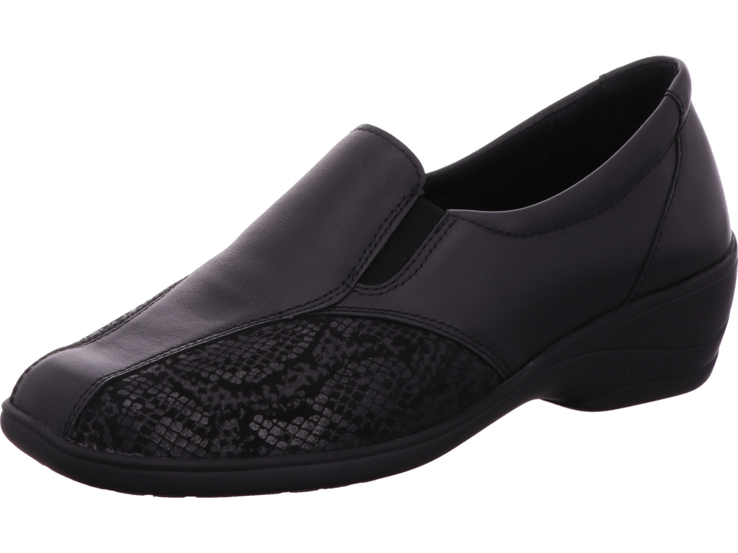 female Sportliche Slipper schwarz OLGA 54 36 von ACO