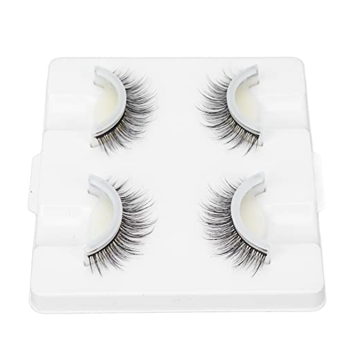 ACOGEDO 3D Magnetische Falsche Wimpern Set 4-Pack-kleberfreie Selbstklebende Dicke und Natürliche Kosmetik-Accessoires für Einfache Make-up- für Mädchen und Frauen (3D-01) von ACOGEDO