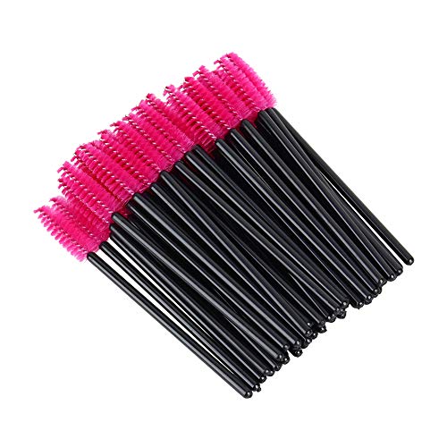 ACOGEDO 50pcs Set Hindable Wimpernpinsel für Wimpernverlängerungen - Leichtes Masceu -Mascara Applikatorstab Ideal für Geschäftsreisen und Tägliche Verwendung von ACOGEDO