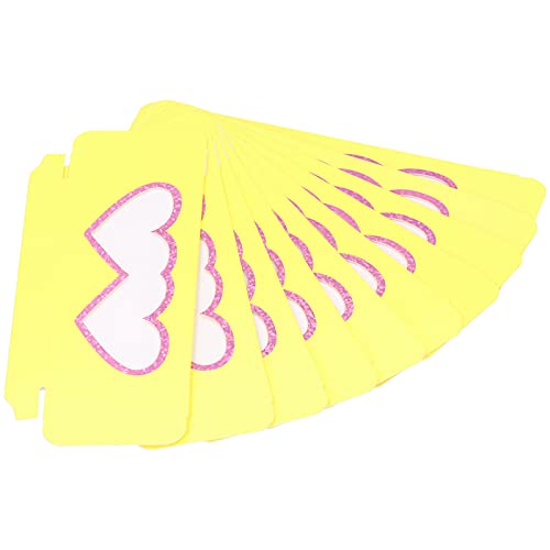 ACOGEDO Kompaktes Wimpernverpackungsbox Set - 10pcs Leeres Papier Falsches Wimpernfallhalter - Leichter Speicher für Reisen und Tägliche Verwendung (D19) von ACOGEDO