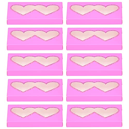 ACOGEDO Kompaktes Wimpernverpackungsbox Set - 10pcs Leeres Papier Falsches Wimpernfallhalter - Leichter Speicher für Reisen und Tägliche Verwendung (D21) von ACOGEDO
