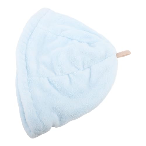 ACOGEDO Sauna Cap Coral Fleece Haar Trocknende Badekappe für Männer und Frauen, Sehr Saugfähiger Duschhut mit Bequemes Elastisches Design, Ideal für Badezimmer und Spa, Blau (BLUE) von ACOGEDO