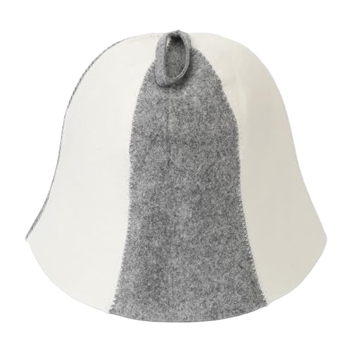 ACOGEDO Sauna -Hut Wasserabsorption und Atmungsaktivem Kopfschutz Empfundene Sauna -Kappe für Männer und Frauen Bequeme Passform und Einfache Tragbarkeit für Bath & von ACOGEDO