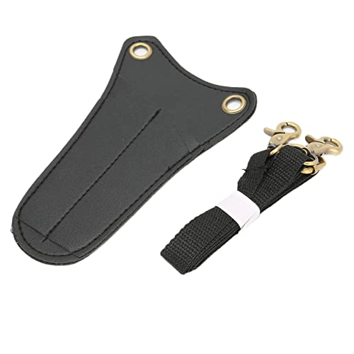 ACOGEDO Scherenhalter, Leichtes Tragbares Leder mit Hängenden Schnalle Schere Beutelschere Abdeckung für Salon Friseur Friseur von ACOGEDO