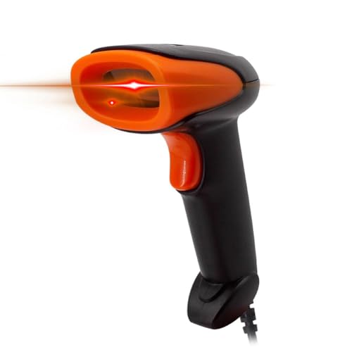 Barcode-Scanner, 2D-Barcode-Scanner, Kabelloser QR-Code-Scanner mit USB-Schnittstelle für den Mobilen Zahlungslagerbestand von Supermarktkassierern (USB-Anschluss) von ACOGEDO