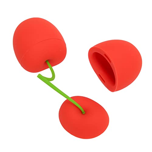 Lip Fepper -Gerät mit Kirschförmigem Design - Weiches Silikon Lippen Plumping Werkzeug für Fuller Lippen Tragbarer Ovaler und Runder Lippenfahler für Frauen von ACOGEDO