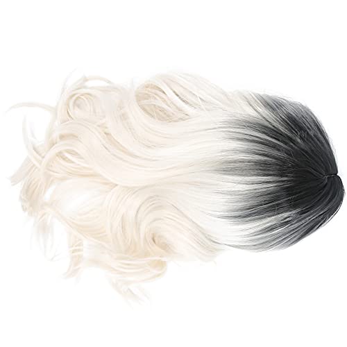 Mode Frauen Curly Perücke für Cosplay und Partys mit Verstellbarem Synthetischen Haar und Gradientenfarbe - Ideal für Halloween Tägliche Verwendung von ACOGEDO