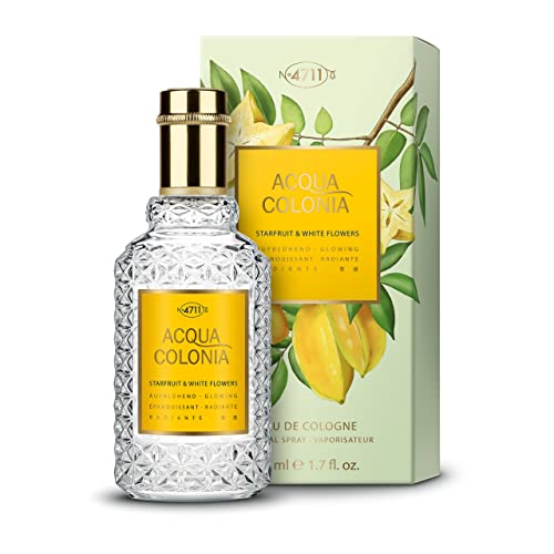 4711 Acqua Colonia® Starfruit & White Flowers | Eau de Cologne - aufblühend - Wellness für die Sinne | 50ml Natural Spray von 4711