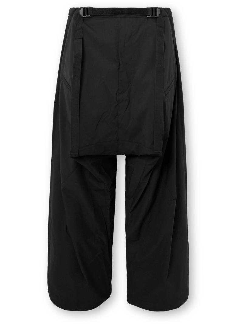 ACRONYM - P30BL Wide-Leg Belted Layered Encapsulated Nylon Cargo Trousers - Men - Black - S von ACRONYM