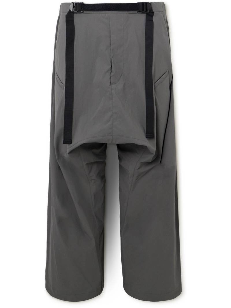 ACRONYM - P30BL Wide-Leg Belted Layered Encapsulated Nylon Cargo Trousers - Men - Gray - XL von ACRONYM