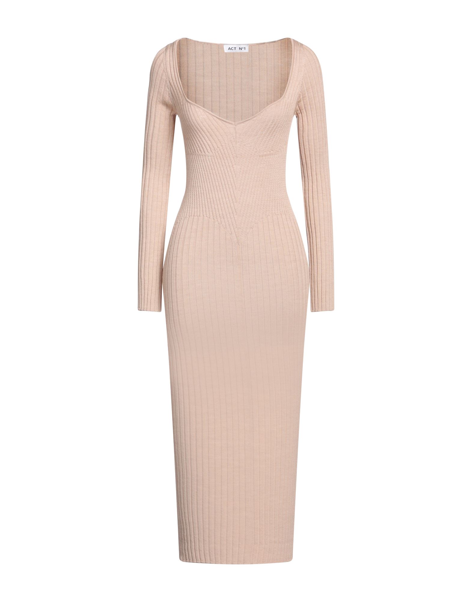 ACT N°1 Midi-kleid Damen Beige von ACT N°1