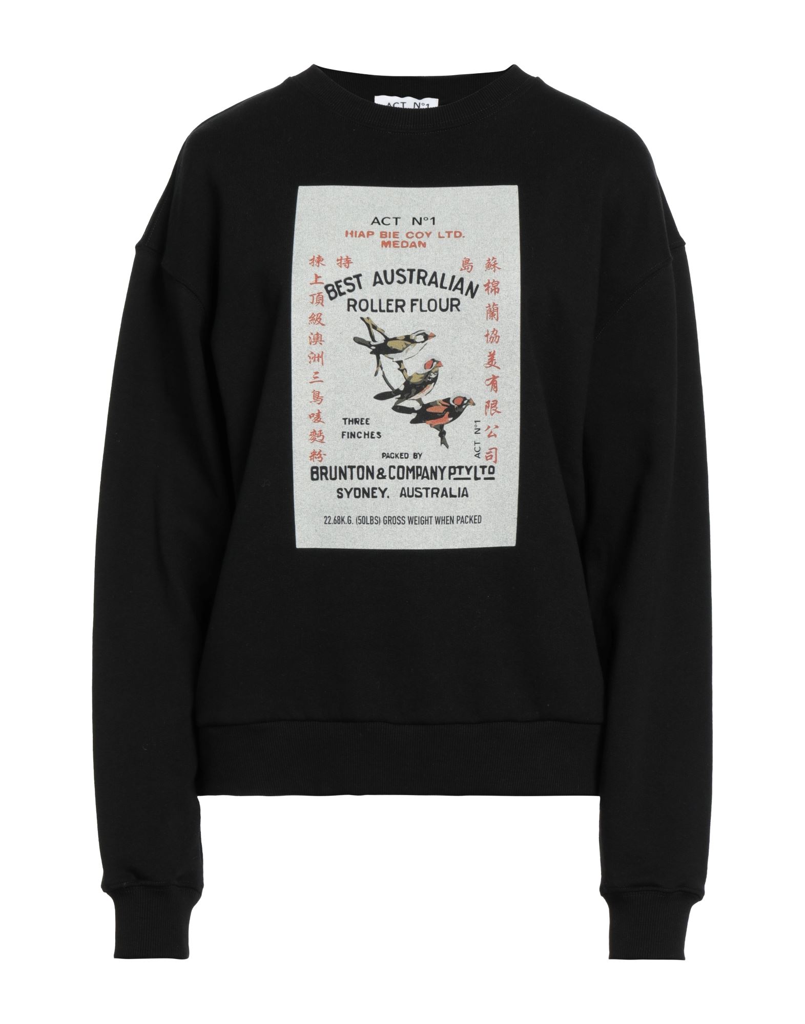 ACT N°1 Sweatshirt Damen Schwarz von ACT N°1