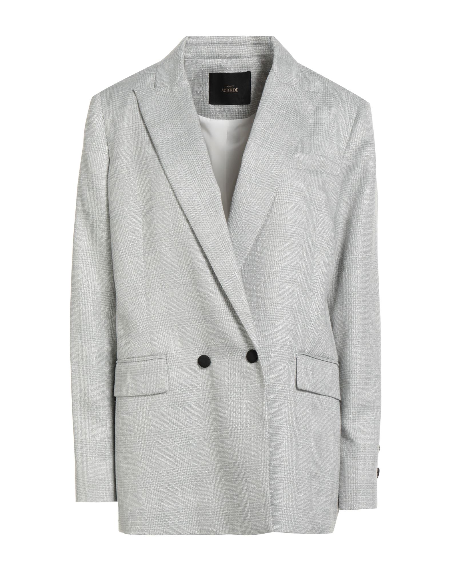 ACTITUDE by TWINSET Blazer Damen Grau von ACTITUDE by TWINSET