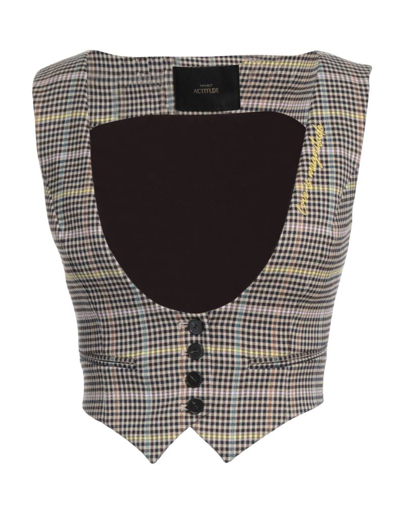 ACTITUDE by TWINSET Couture-weste Damen Kamel von ACTITUDE by TWINSET