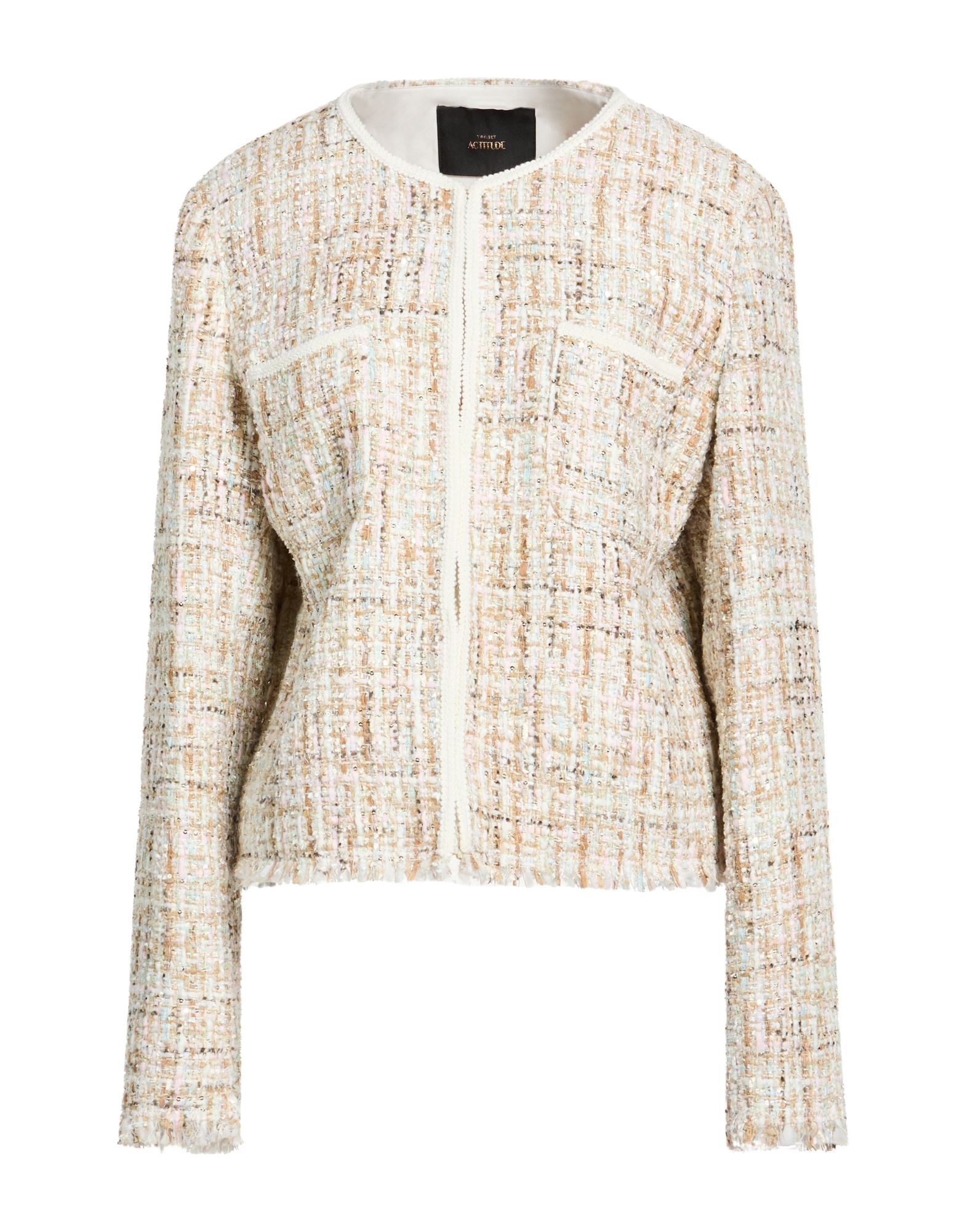 ACTITUDE by TWINSET Jacke & Anorak Damen Hellbraun von ACTITUDE by TWINSET