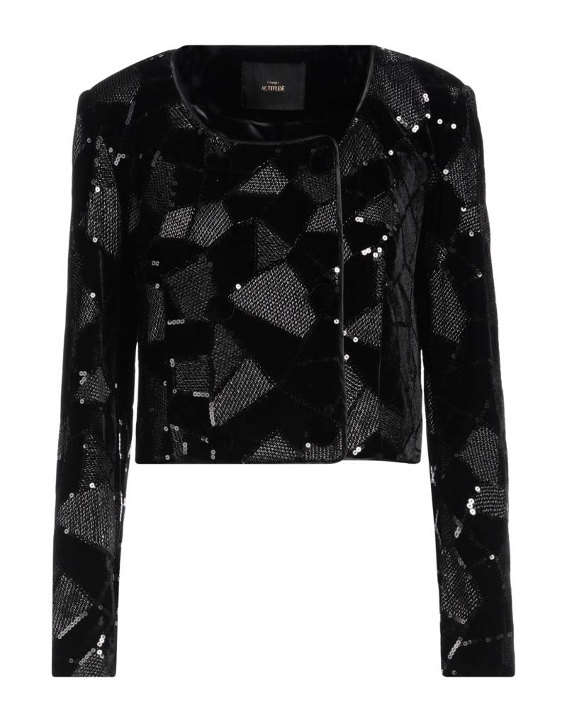 ACTITUDE by TWINSET Jacke & Anorak Damen Schwarz von ACTITUDE by TWINSET