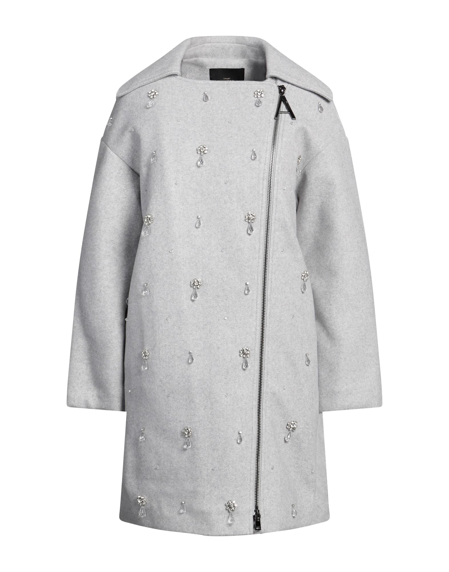 ACTITUDE by TWINSET Mantel Damen Hellgrau von ACTITUDE by TWINSET