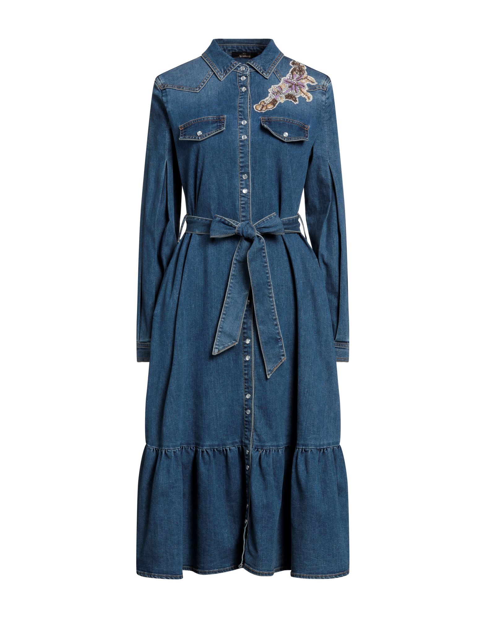 ACTITUDE by TWINSET Midi-kleid Damen Blau von ACTITUDE by TWINSET