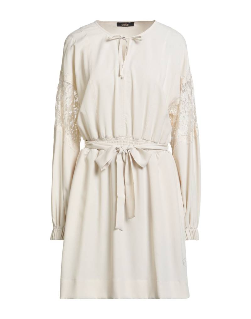 ACTITUDE by TWINSET Mini-kleid Damen Beige von ACTITUDE by TWINSET