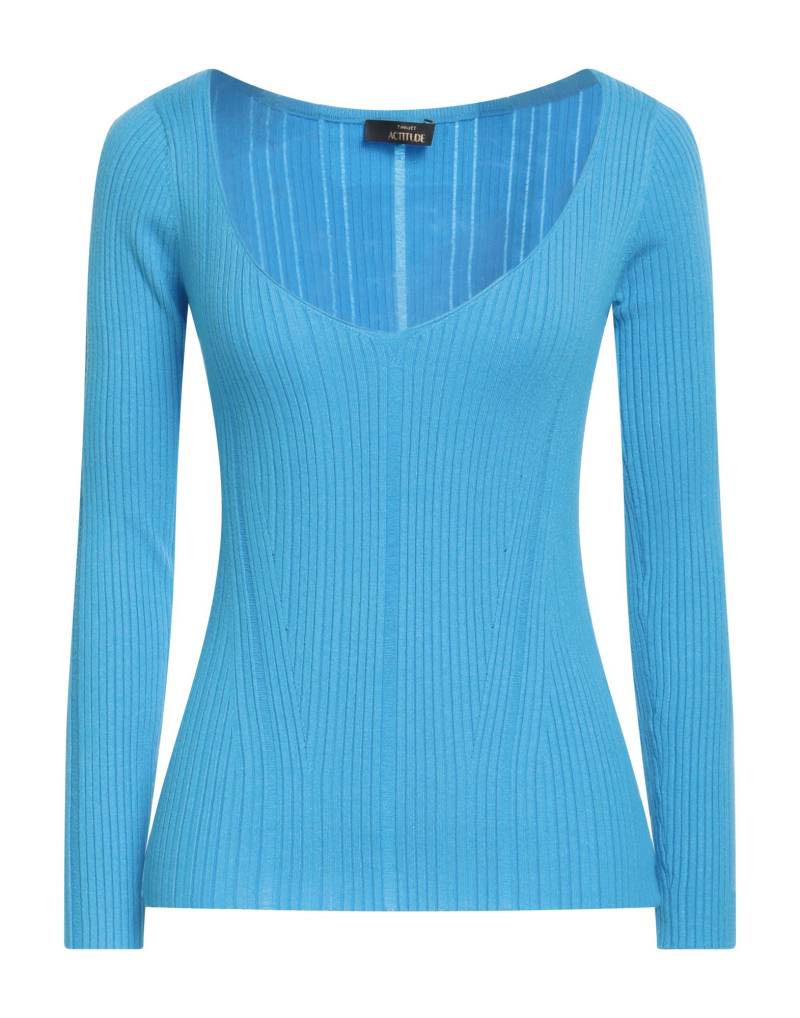 ACTITUDE by TWINSET Pullover Damen Azurblau von ACTITUDE by TWINSET