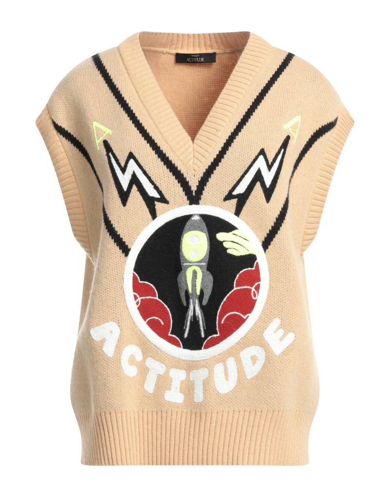 ACTITUDE by TWINSET Pullover Damen Kamel von ACTITUDE by TWINSET