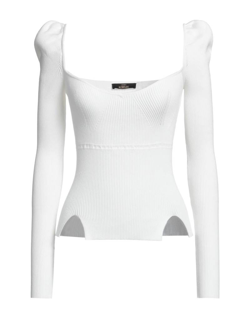 ACTITUDE by TWINSET Pullover Damen Weiß von ACTITUDE by TWINSET